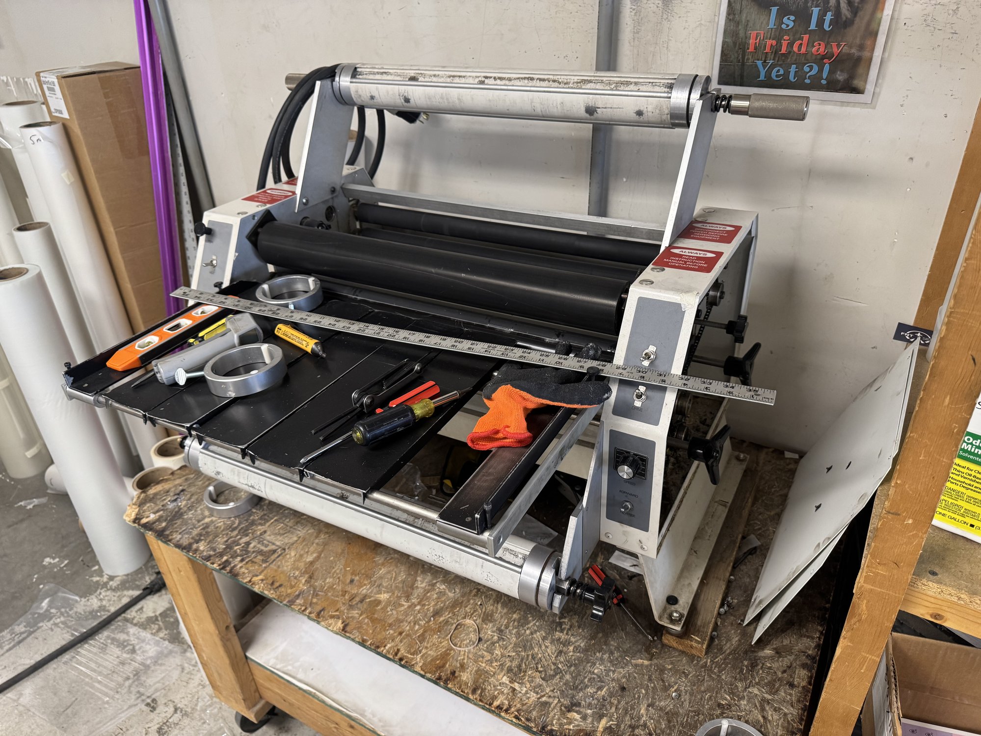 27" Thermal Roll Laminator -- Parts Machine / As-Is — Unknown Unknown main photo