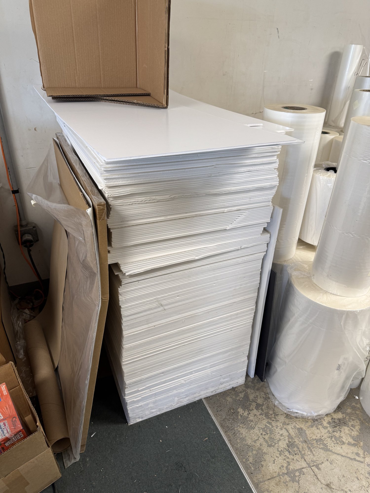 Small Lot of Posterboard for Laminate Poster Mounting — Various N/A main photo
